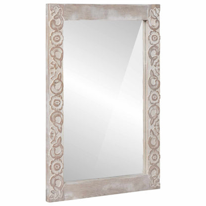 Specchio da bagno Rettangolare Bianco 70 x 50 x 2,5 cm