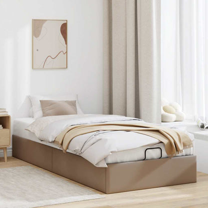 Struttura Letto Pouf senza Materasso 80x200 cm Similpelle