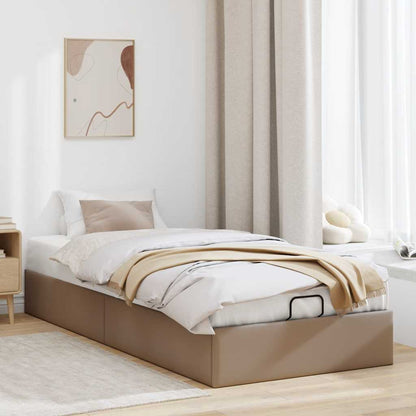 Struttura Letto Pouf senza Materasso 90x200 cm Similpelle