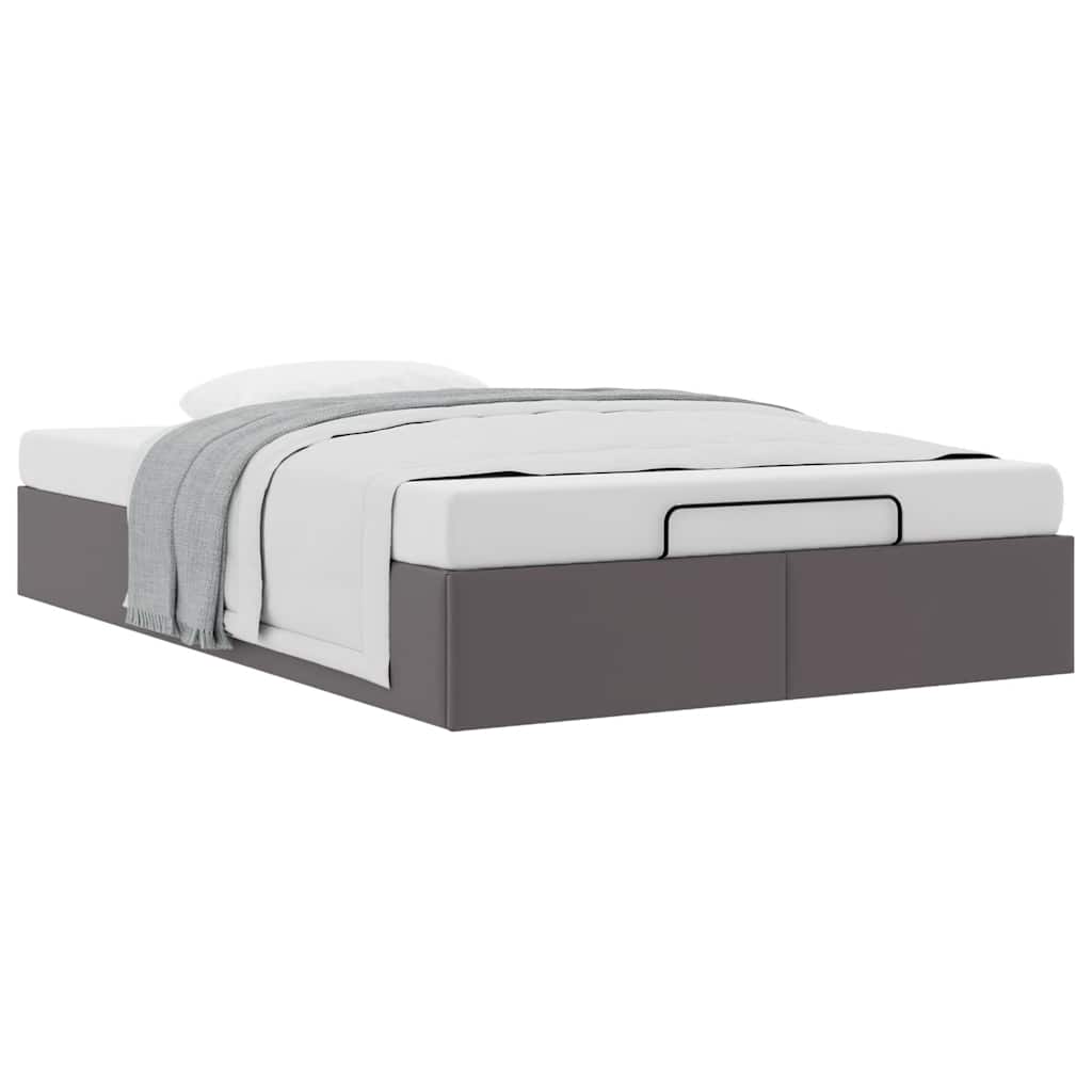 Struttura Letto Pouf senza Materasso 120x190 cm Similpelle