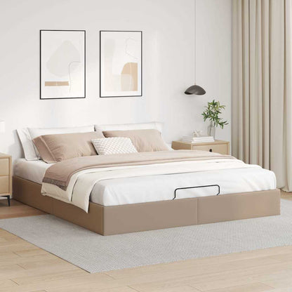 Struttura Letto Pouf senza Materasso 160x200 cm Similpelle