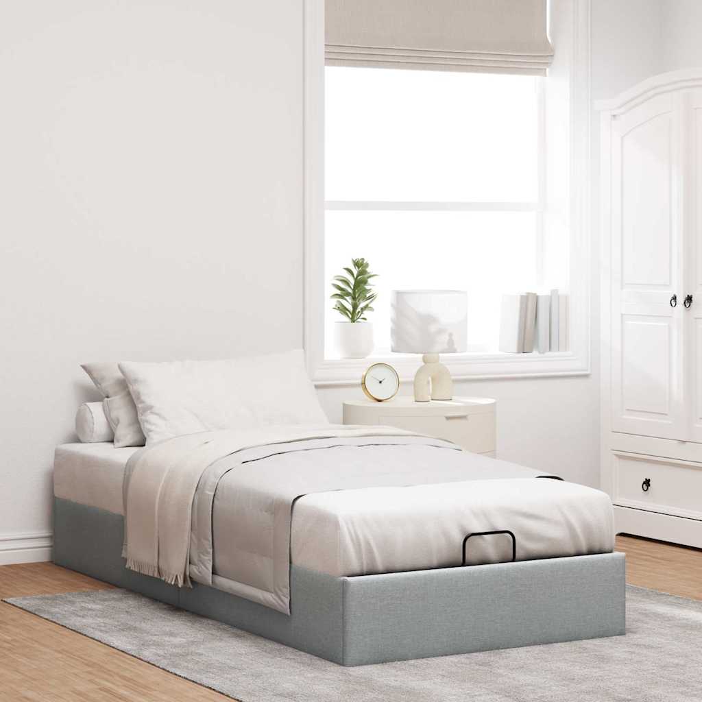 Struttura Letto Pouf senza Materasso 80x200 cm in Tessuto