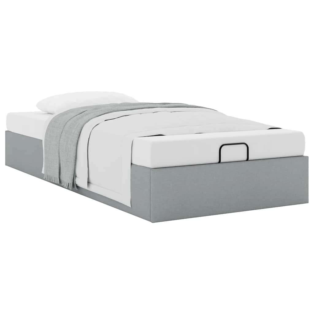 Struttura Letto Pouf senza Materasso 90x200 cm in Tessuto