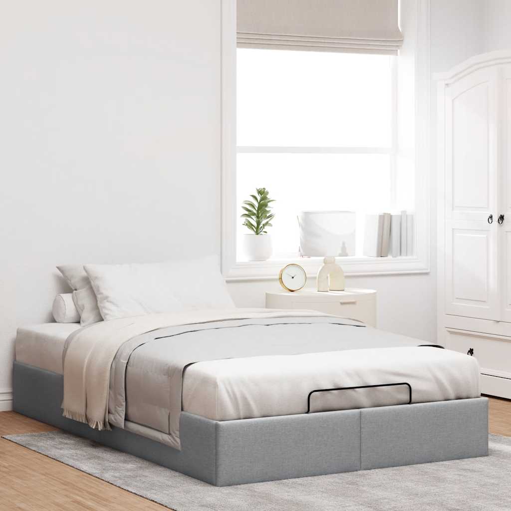 Struttura Letto Pouf senza Materasso 120x190 cm in Tessuto