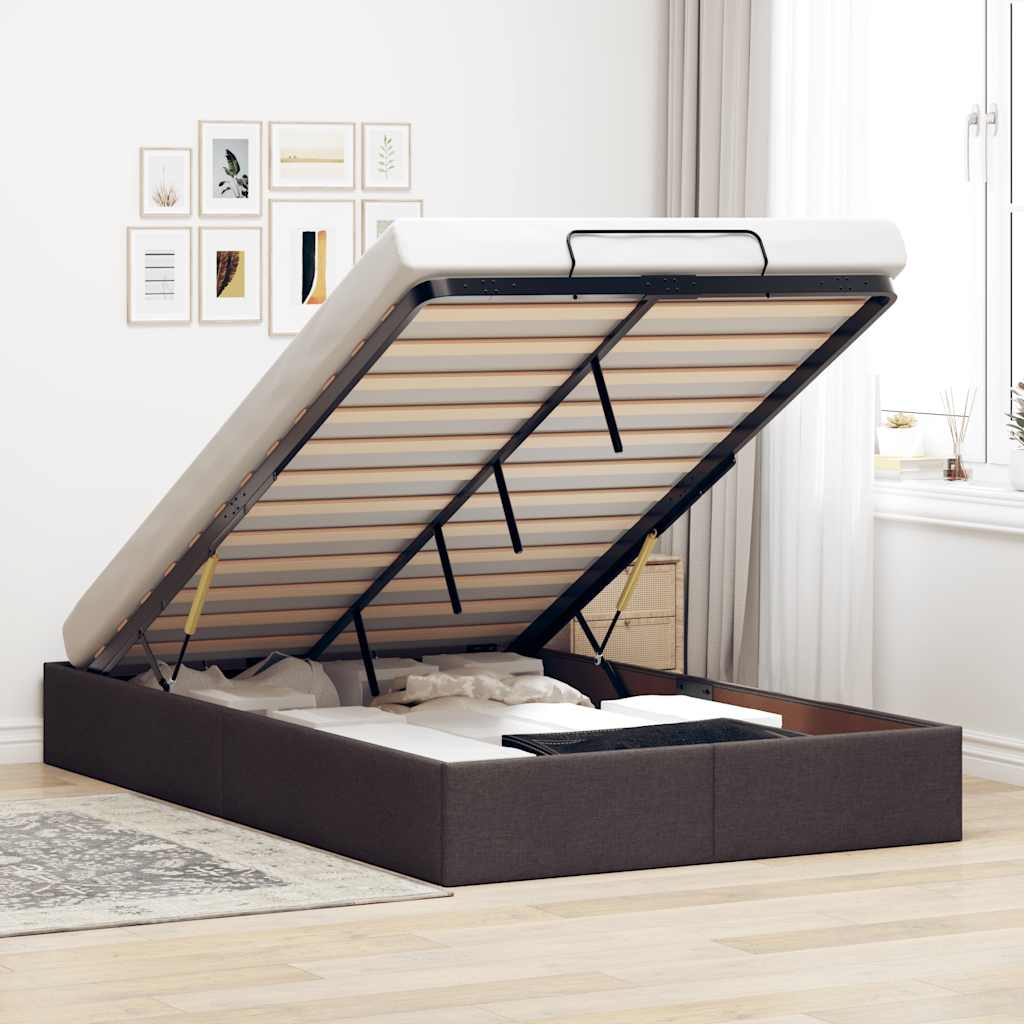 Struttura Letto Pouf senza Materasso 80x200 cm in Tessuto