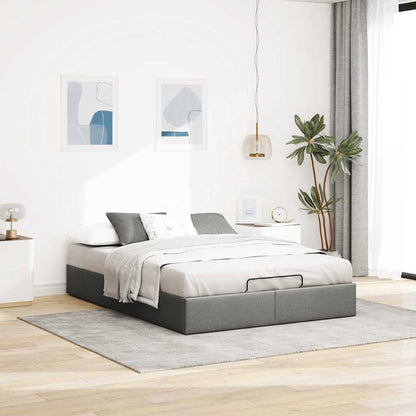 Struttura Letto Pouf senza Materasso 140x190 cm in Tessuto