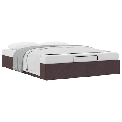 Struttura Letto Pouf senza Materasso 140x190 cm in Tessuto