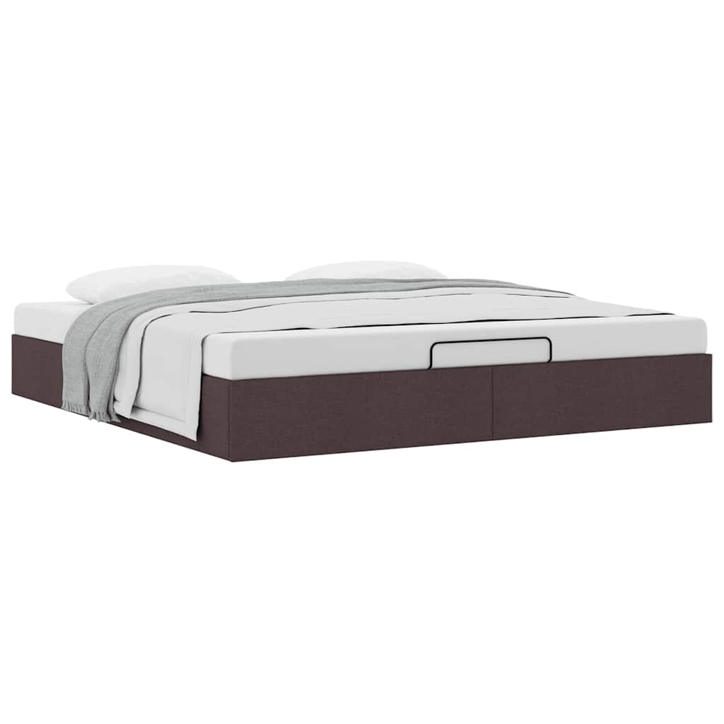 Struttura Letto Pouf senza Materasso 180x200 cm in Tessuto