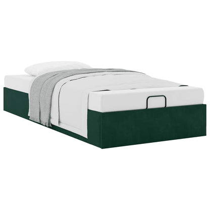 Struttura Letto Pouf Senza Materasso 100x200 cm Velluto