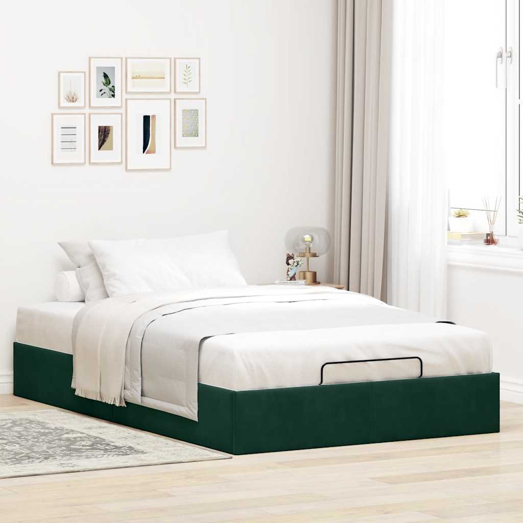 Struttura Letto Pouf Senza Materasso 120x190 cm Velluto