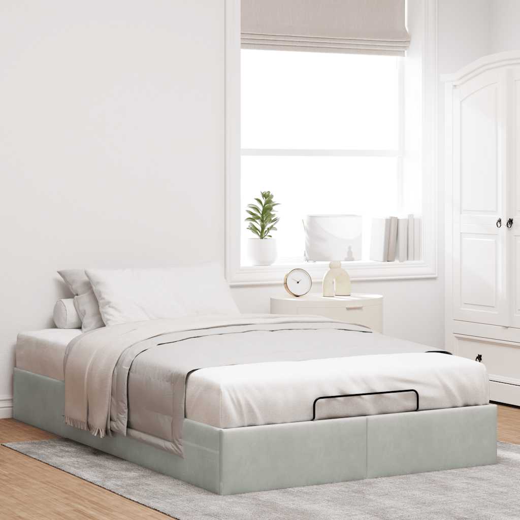 Struttura Letto Pouf Senza Materasso 120x200 cm Velluto