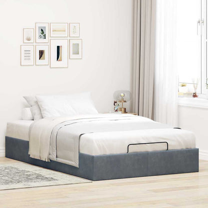 Struttura Letto Pouf Senza Materasso 120x200 cm Velluto