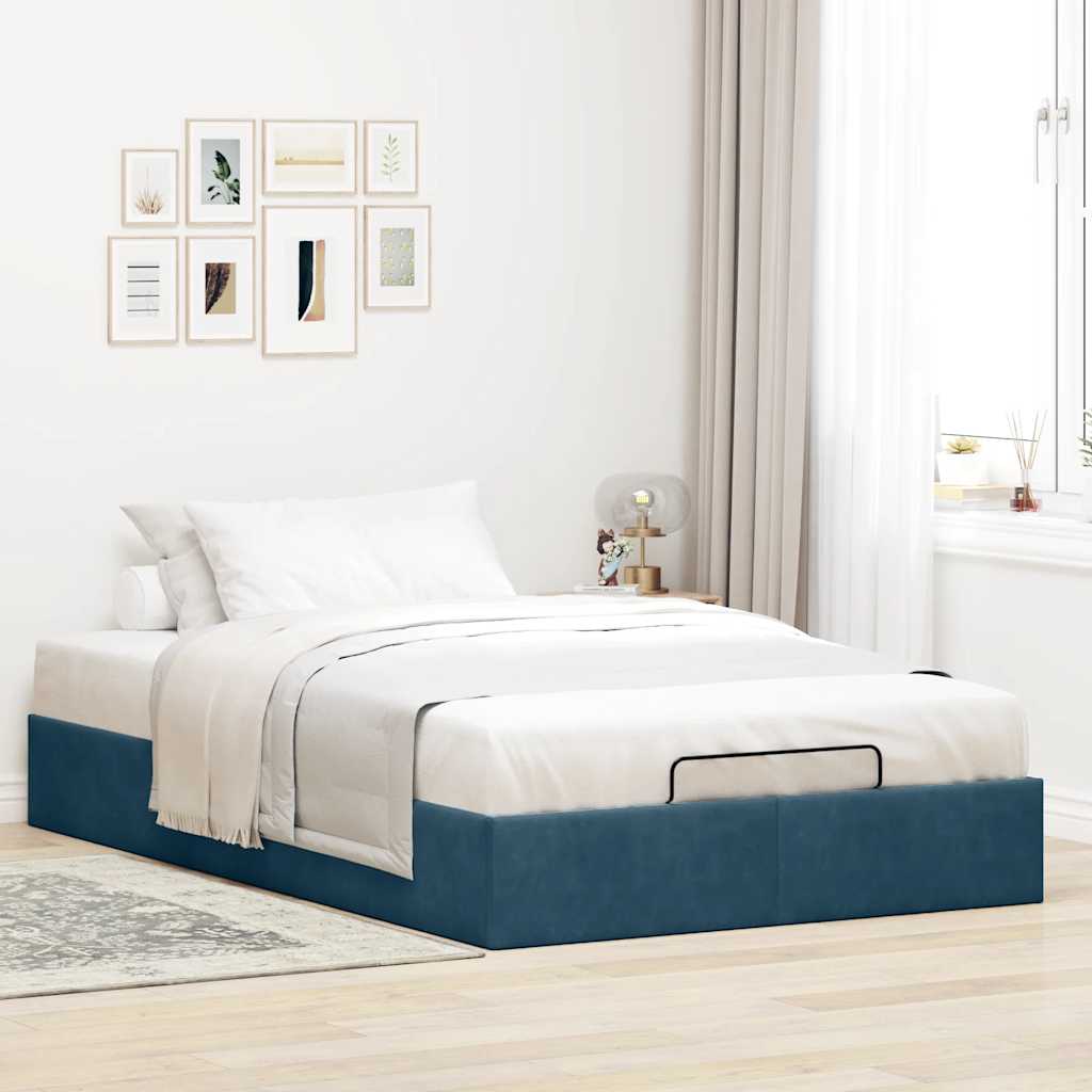 Struttura Letto Pouf Senza Materasso 120x200 cm Velluto