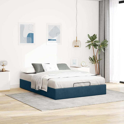 Struttura Letto Pouf senza Materasso 140x190 cm in Velluto