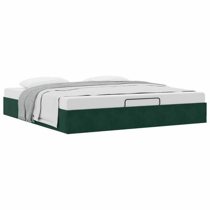 Struttura Letto Pouf senza Materasso 180x200 cm in Velluto