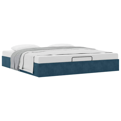 Struttura Letto Pouf senza Materasso 180x200 cm in Velluto