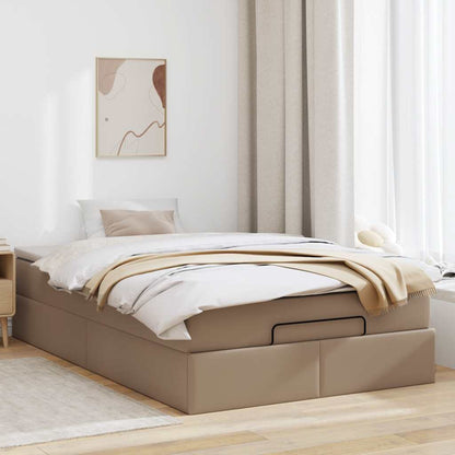Struttura Letto Pouf con Materasso 120x200 cm Similpelle