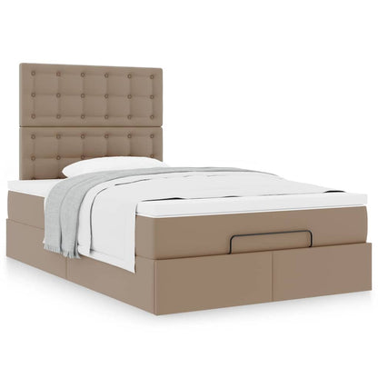 Struttura Letto Pouf con Materasso 120x200 cm Similpelle