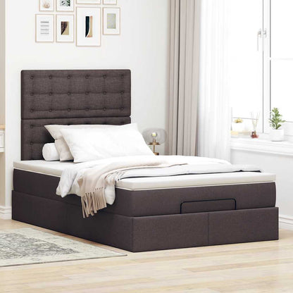 Struttura Letto Pouf con Materasso 80x200 cm in Tessuto