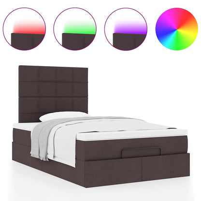 Struttura Letto Pouf con Materasso 80x200 cm in Tessuto