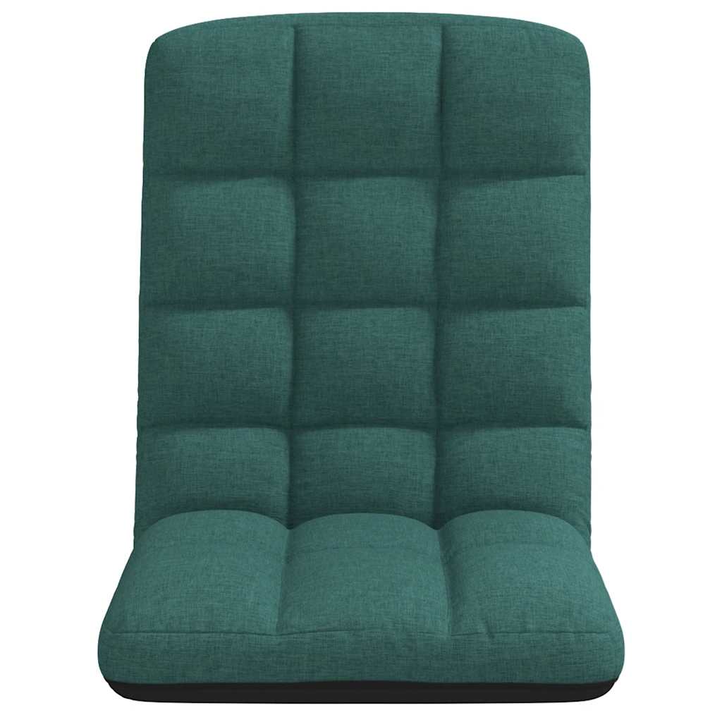 Sedia da Terra Pieghevole Verde Scuro 71x51x62 cm in Tessuto