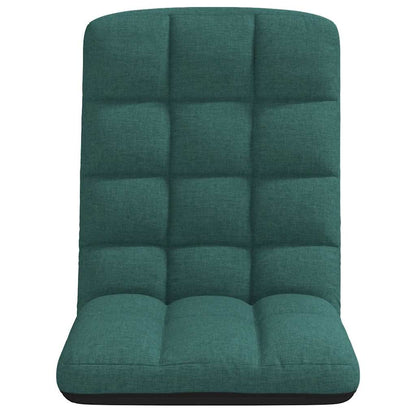 Sedia da Terra Pieghevole Verde Scuro 71x51x62 cm in Tessuto