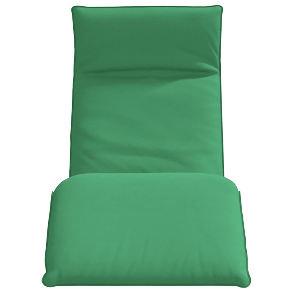 Lettino Pieghevole Verde 175x54x8,5 cm in Tessuto Oxford