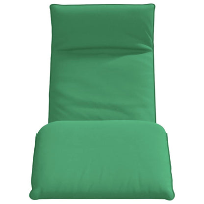 Lettino Pieghevole Verde 175x54x8,5 cm in Tessuto Oxford