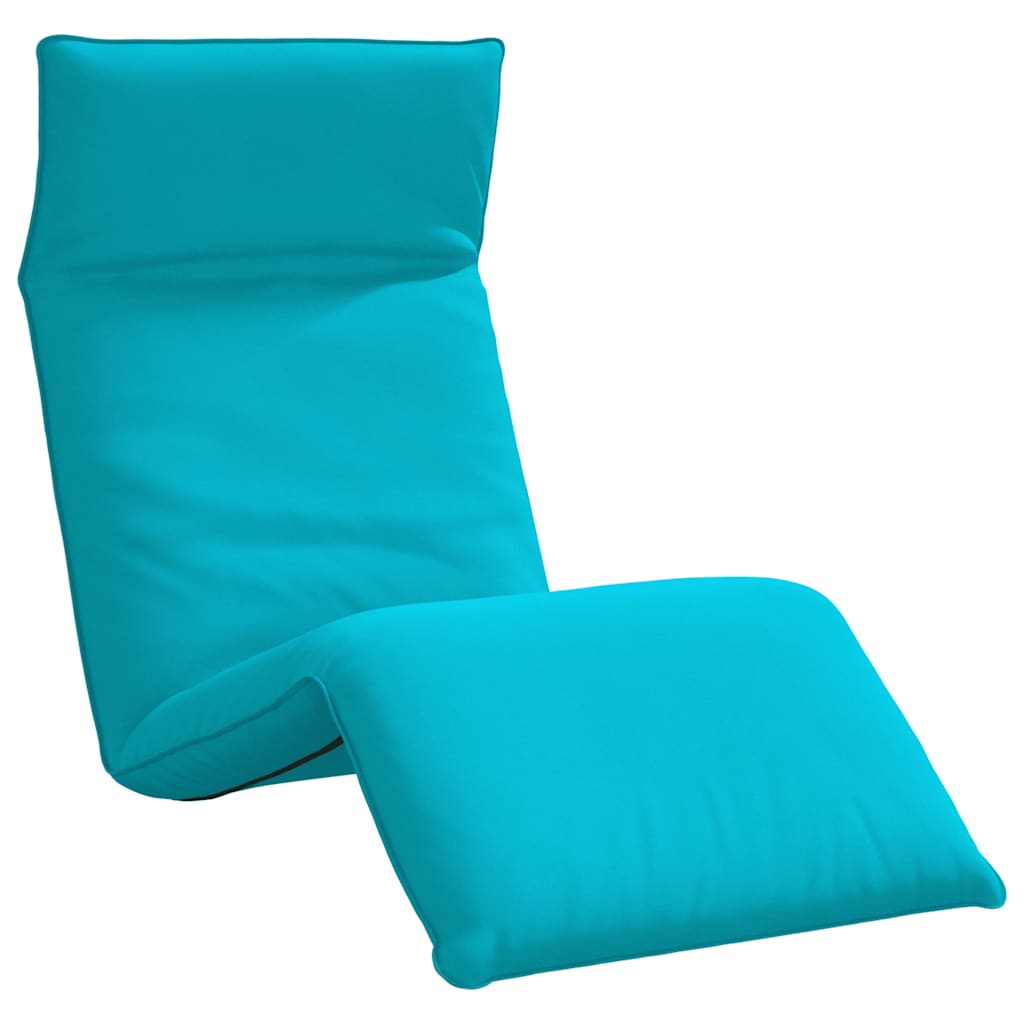 Lettino Pieghevole Turchese 175x54x8,5 cm in Tessuto Oxford