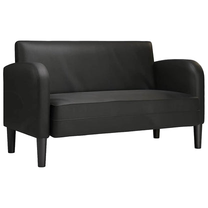 Divano Divanetto Nero 110 cm in Similpelle