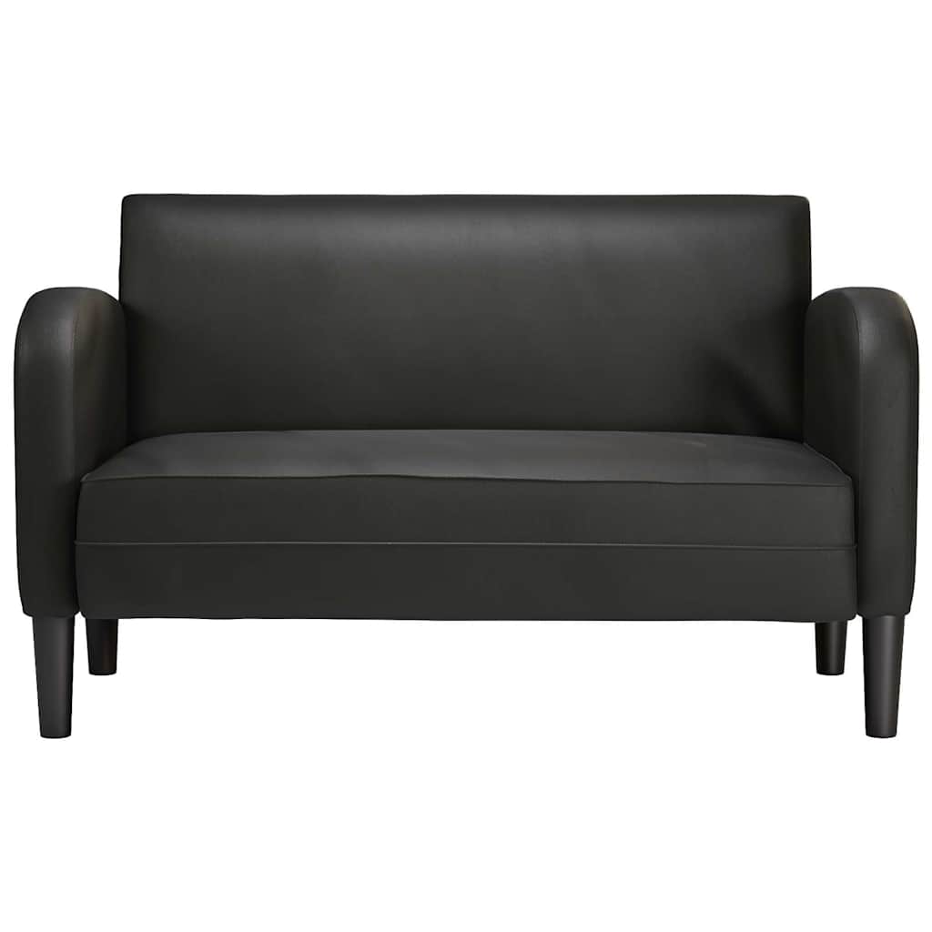 Divano Divanetto Nero 110 cm in Similpelle
