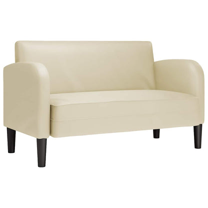 Divano Divanetto Crema 110 cm in Similpelle