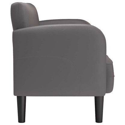 Divano Divanetto Grigio 110 cm in Similpelle