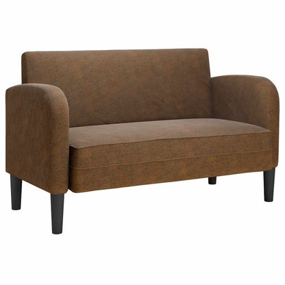 Divano Divanetto Marrone 110 cm in Similpelle