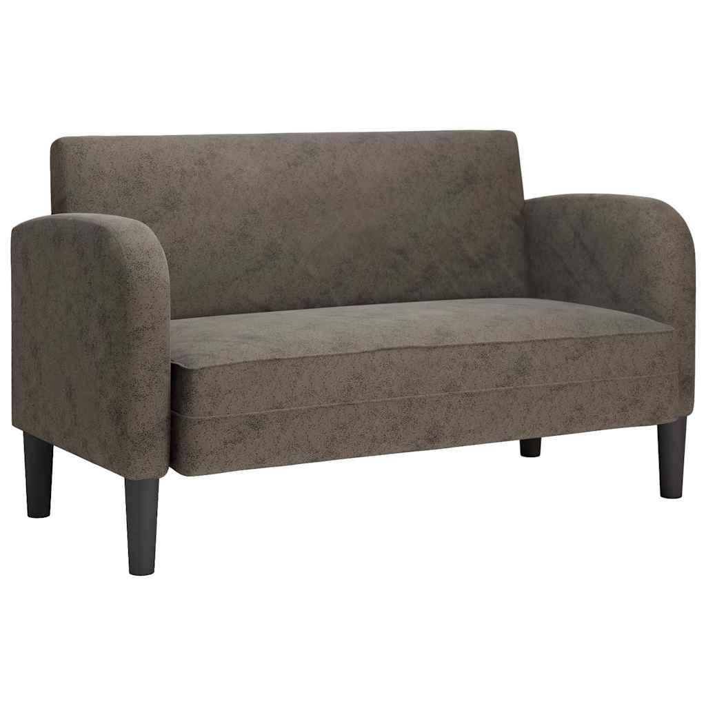Divano Divanetto Grigio Scuro 110 cm in Similpelle