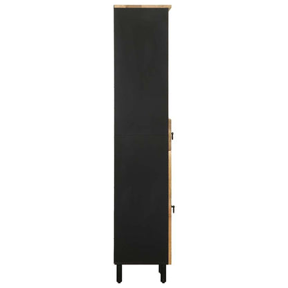 Mobile da Bagno 38x33,5x160 cm in Legno Massello di Mango