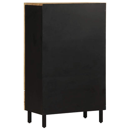 Credenza 60x33,5x100 cm in Legno Massello di Mango Grezzo