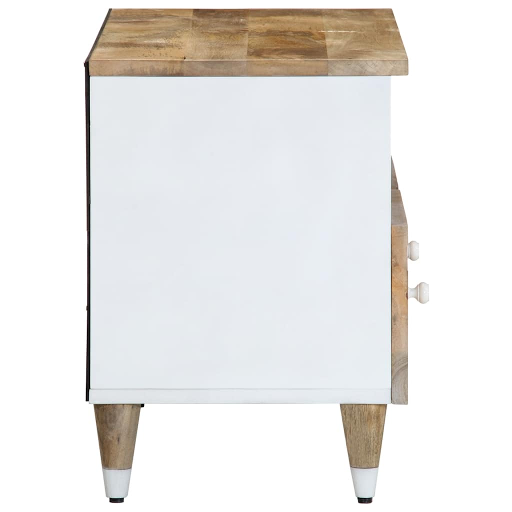 Mobile Porta TV 70x33,5x46 cm in Legno Massello di Mango
