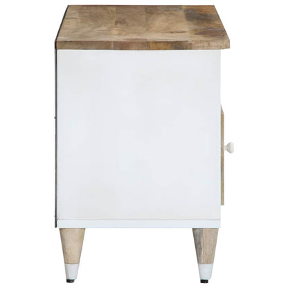 Mobile Porta TV 100x33,5x46 cm in Legno Massello di Mango