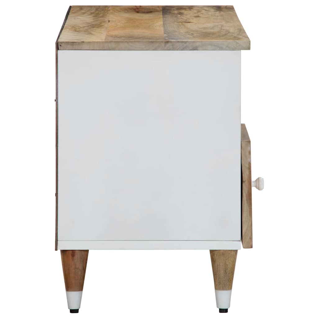Mobile Porta TV 100x33,5x46 cm in Legno Massello di Mango