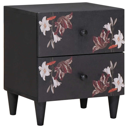 Comodino Marrone 40 x 33,5 x 46 cm Legno di mango massello