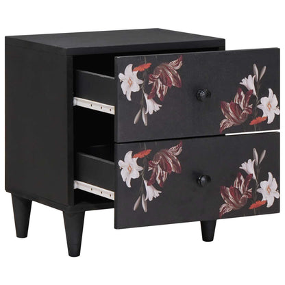 Comodino Marrone 40 x 33,5 x 46 cm Legno di mango massello