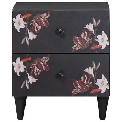 Comodino con cassetto 2 pcs Marrone 40 x 33,5 x 46 cm