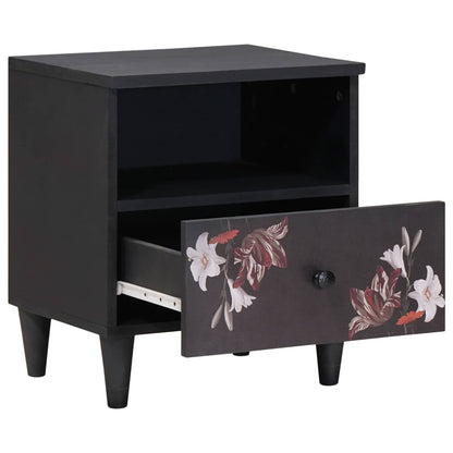 Comodino 2 pcs Marrone 40 x 33 x 46 cm Legno di mango massello