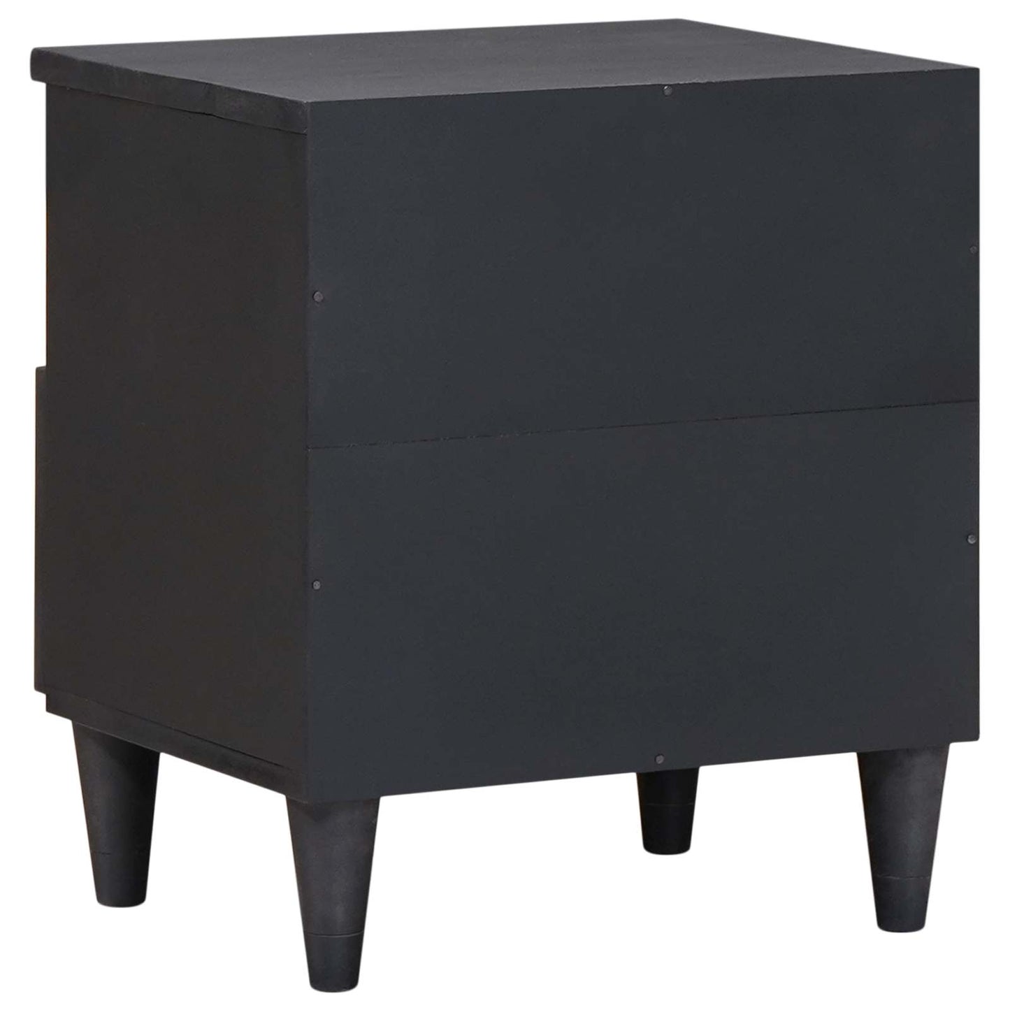 Comodino 2 pcs Marrone 40 x 33 x 46 cm Legno di mango massello