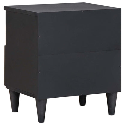 Comodino 2 pcs Marrone 40 x 33 x 46 cm Legno di mango massello