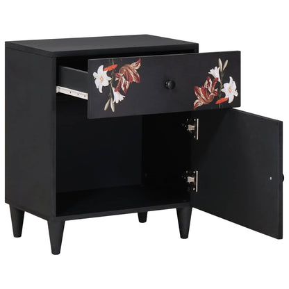 Comodino Multicolore 50 x 33 x 60 cm Legno di mango massello