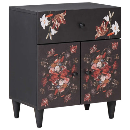Comodino Multicolore 50 x 33 x 60 cm Legno di mango massello