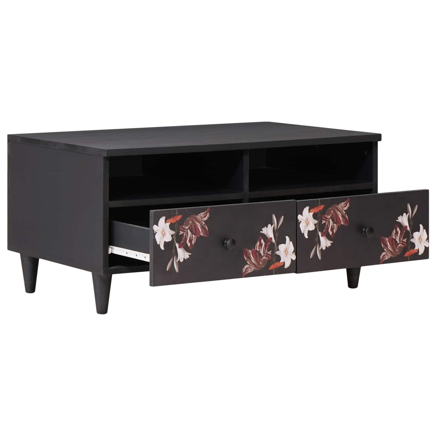 Tavolino da salotto con cassetto Multicolore 80 x 54 x 40 cm