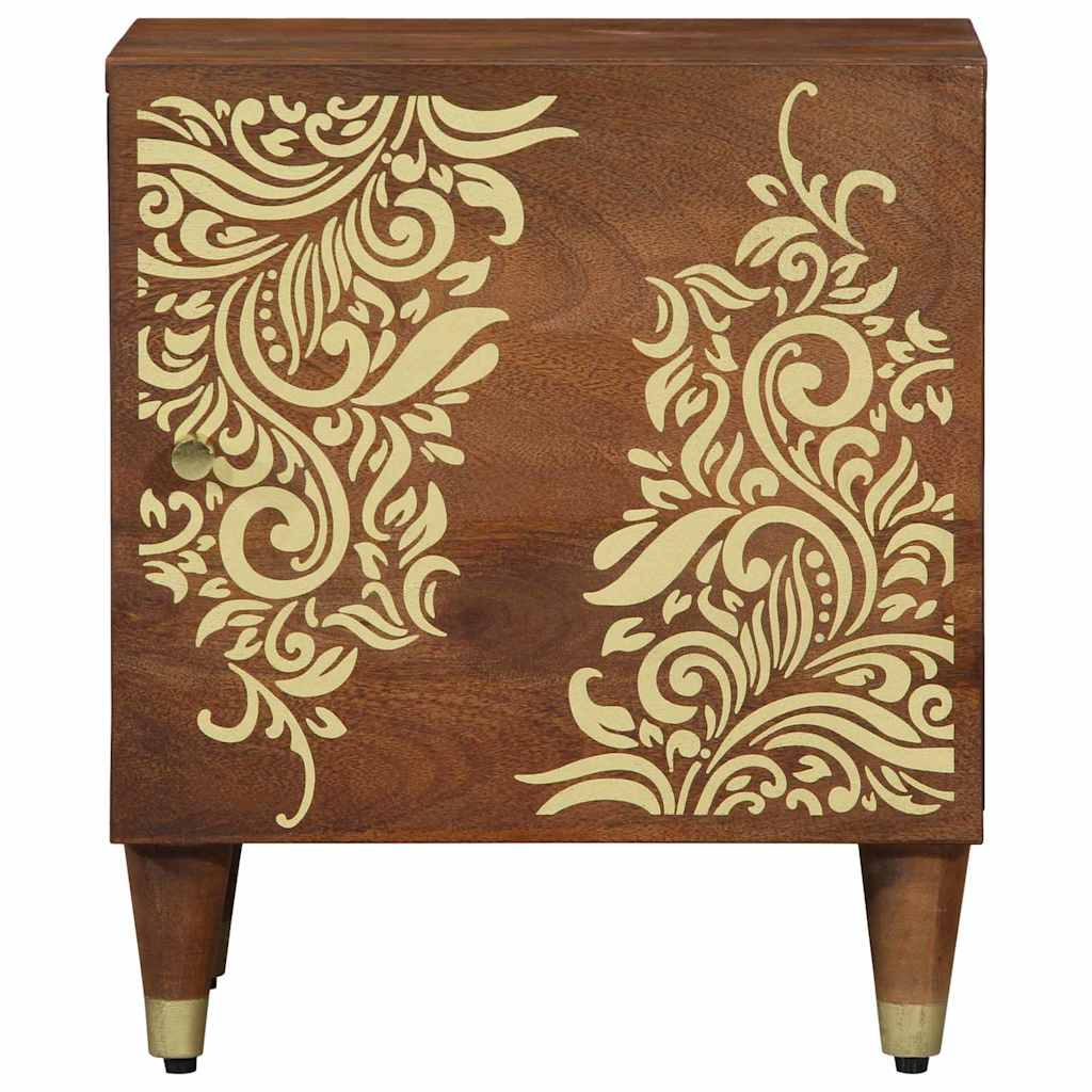 Comodino con porta Marrone miele 40 x 33 x 46 cm